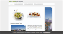 Desktop Screenshot of italiaanserecepten.net